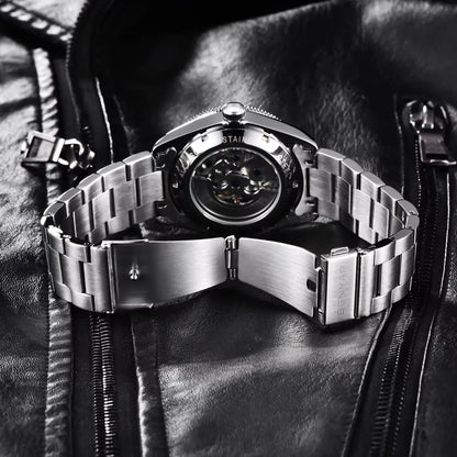 2026 New Mens Watches BENYAR Retro Red Mechanical Automatic luxury watch for men Waterproof Luminous Stainless steel wristwatch