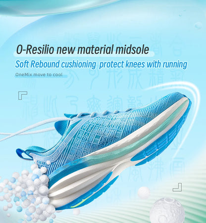 ONEMIX Chinese Sports Shoes New Shock-absorbent Men Running Shoes Non-slip Breathable Lightweight Outdoor Women Sneaker