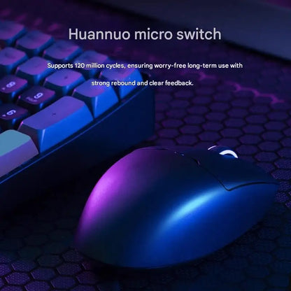 Aigo GM80 PLUS PRO Wireless Gaming Mouse, Bluetooth PAW3395/PAW3311 Lightweight Three-Mode Gaming Mouse with 1000Hz Polling Rate