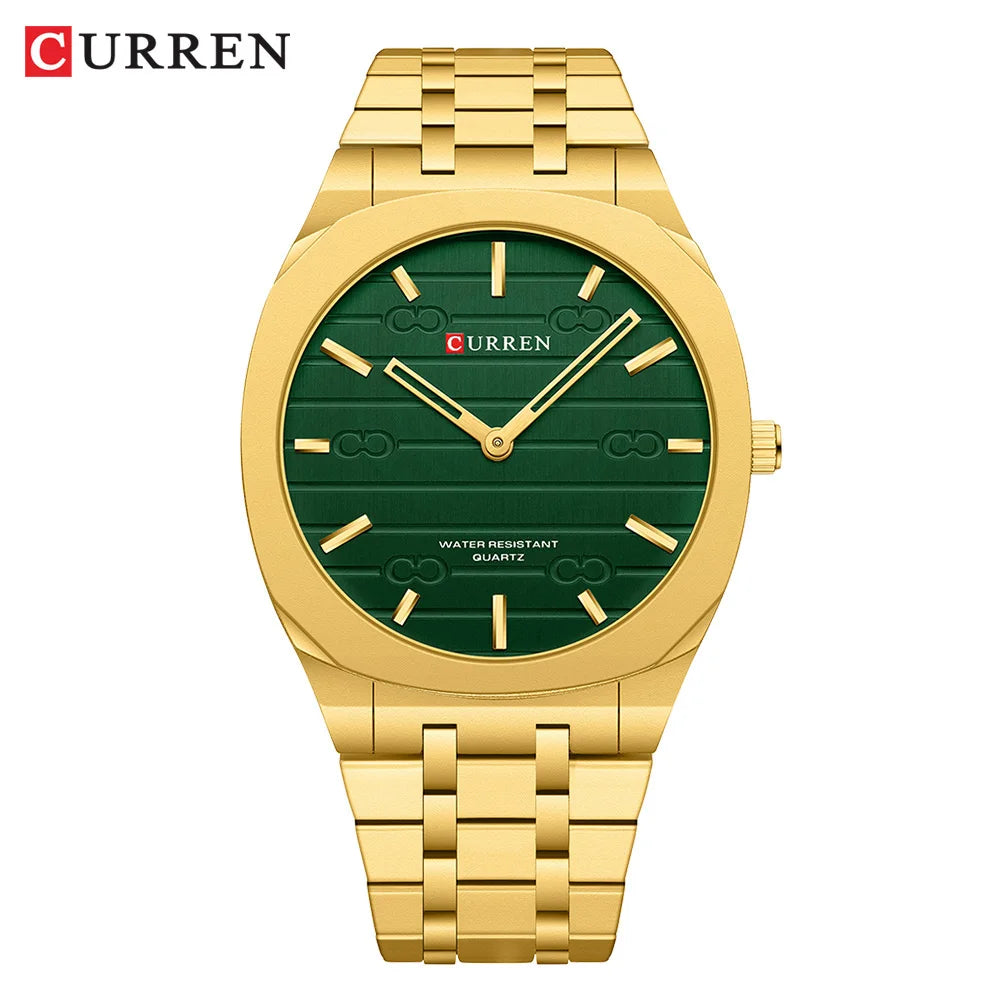 CURREN Top Luxury Brand Quartz Watch Men Stainless steel Strap Military Watches 30ATM Waterproof Wristwatch Relogio Masculino