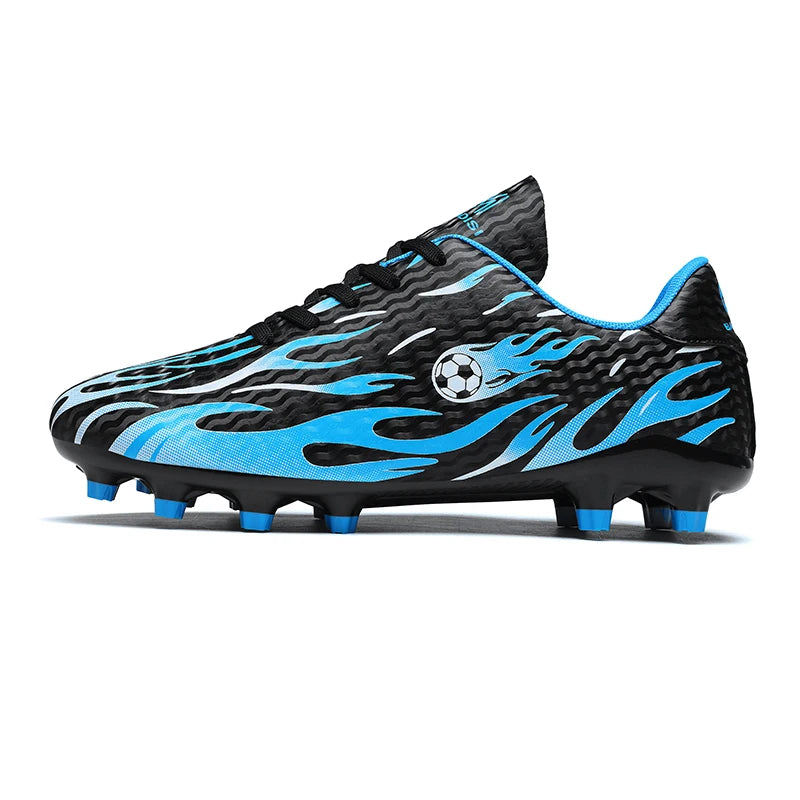 Kids Professional Football Boots Men Soccer Shoes Low-Top Ankle Support Sports Youth Match Training Football Non-Slip Durable