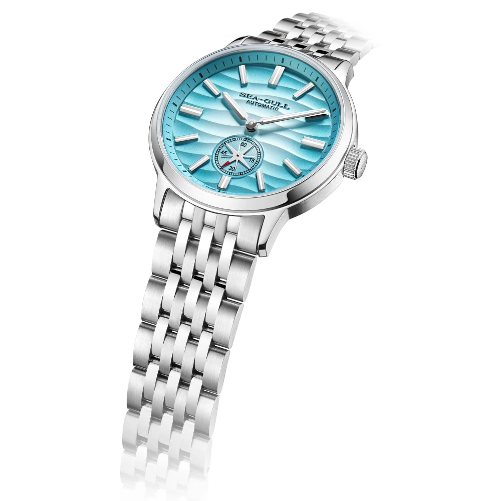 Seagull Natural Series 39.5mm Men's Watch Automatic Mechanical Watches Luminous Stainless Steel Sapphire Bracelet 2026 New 6180