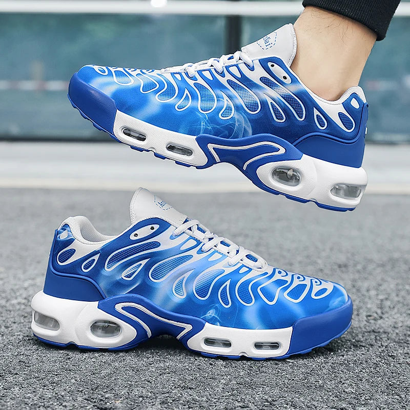 Sneakers Men Mesh Breathable Running Sport Shoes Unisex Light Soft Thick Sole Hole Couple Shoes Athletic Sneakers Women Shoes