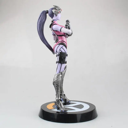 Estátua de Jogo Overwatch De Pioneer Black Lily Hand Blizzard, Modelo de Exposição com Acessórios Ajustável e Articulável