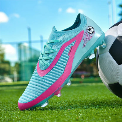 New Men Football Boots Sport Soccer Shoes Outdoor Cleats Adult Non Slip Boys Long Spikes Training Breathable Match Comfortable