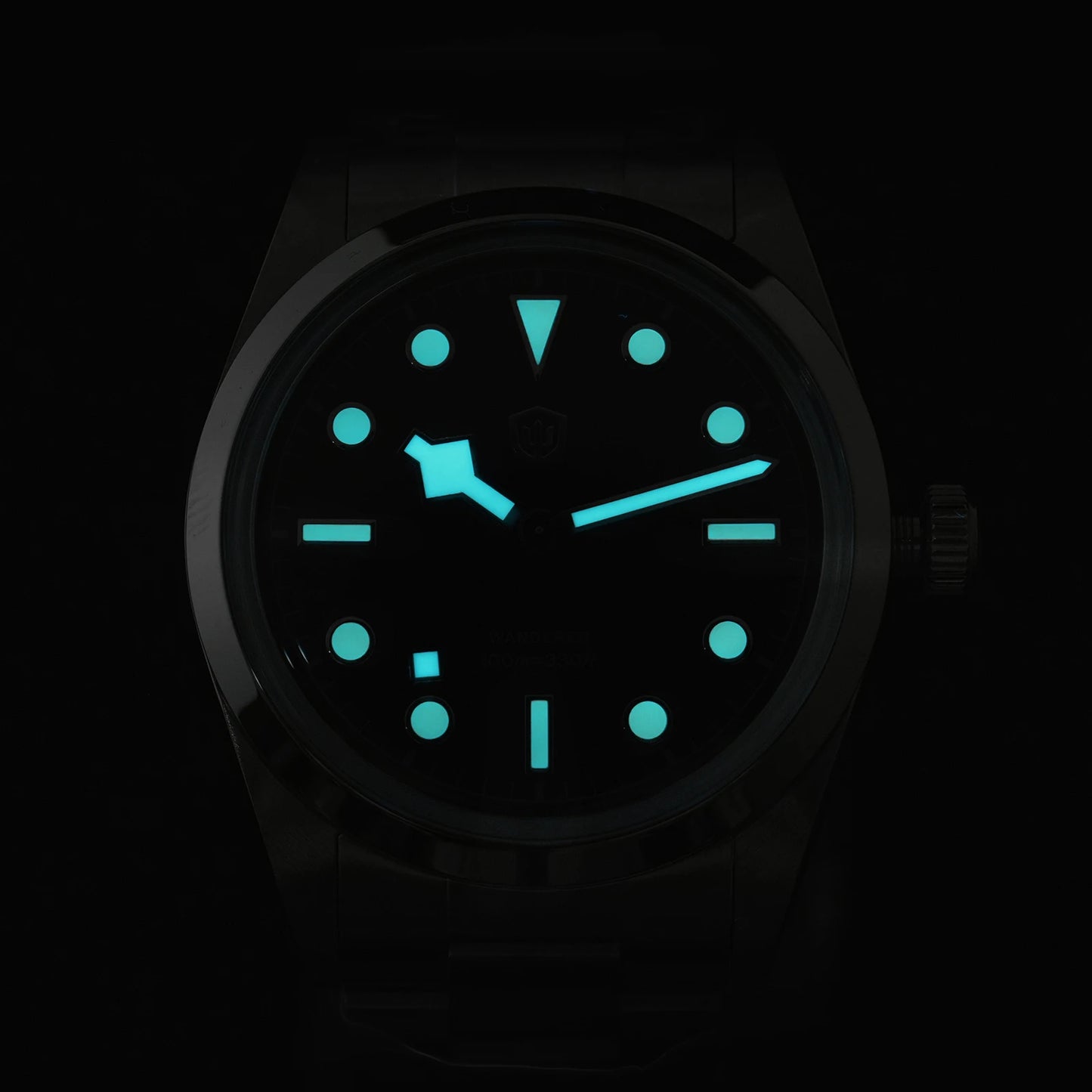 Watchdives WD1016 V3 36Mm Vintage Watch VH31 Sweep Quartz Watches Man Enamel Blue K1 Bubble Mirror Sapphire Lumes 10Atm Relojes