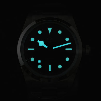 Watchdives WD1016 V3 36Mm Vintage Watch VH31 Sweep Quartz Watches Man Enamel Blue K1 Bubble Mirror Sapphire Lumes 10Atm Relojes