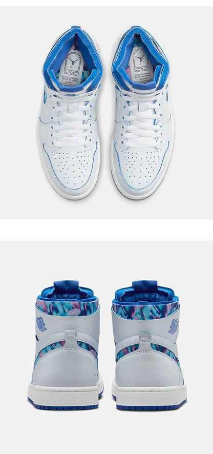 Sapatilhas Nike genuínas para mulher Air Jordan 1 Zoom de cano alto DV5575-140