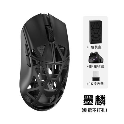 WLMOUSE Beast X Pro, lekka bezprzewodowa mysz gamingowa e-sportowa ze stopu magnezu, 750IPS, 8K, PAW3950HS, 30000DPI, bez podświetlenia