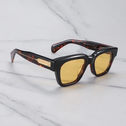 JMM FELLINI Female Sunglasses Thick Acetate Popular Luxury Woman Sunglasses 2025 Jacques Men's Sunglasses With Original Case