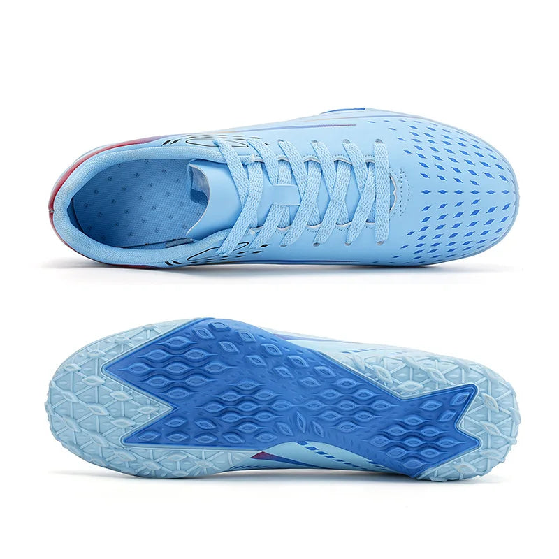 Professional Turf Soccer Shoes Men Cleats Non-Slip Training Football Shoes Boy Artificial Grass Breathable Athletic Soccer Shoes