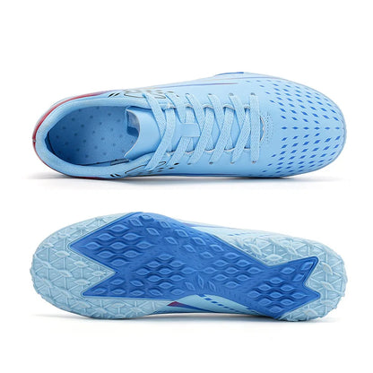Professional Turf Soccer Shoes Men Cleats Non-Slip Training Football Shoes Boy Artificial Grass Breathable Athletic Soccer Shoes