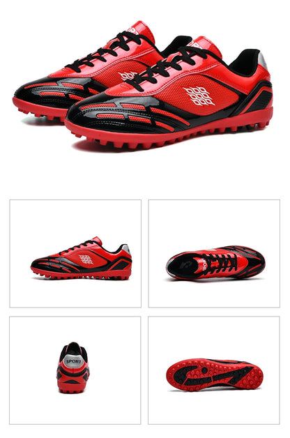 Soccer Shoes Men Turf Football Boots Fashion Firm Ground Studs Anti Slip Boy Sneakers Original Outdoor Field Training Trainers