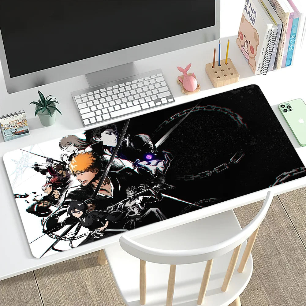 B-BLEACH Rebirth of Souls Mouse Pad Desk Mat Large Non-slip Anti-fray Keyboard Ergonomic Office Rubber PC Home Custom