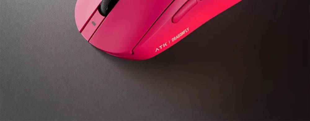 Bezprzewodowa mysz gamingowa Bluetooth ATK Dragonfly A9, ergonomiczna konstrukcja, szybka reakcja, PAW3950 Ultra, 800mAh, lekka, 8KHz, e-sportowa