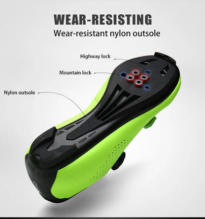 New Unisex pedal Cycling Shoes Flat shoes Suitable For Mountain Sports Pedal Self-Locking Cycling Shoes Breathable Cycling Shoes
