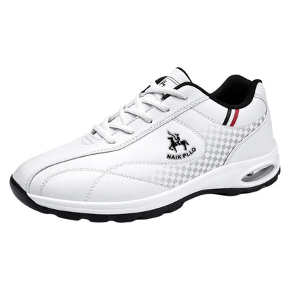 2026 New Men's Running Shoes Sporty Casual Travel Trendy Air-Cushioned White Sneakers Lightweight Shock-Absorbing Youth Footwear
