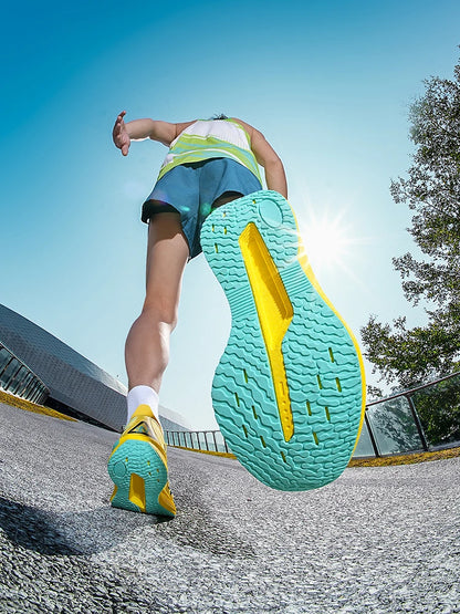 Men Running Shoes Carbon Board Specialty Marathon Sports Breathable Lightweight Women's Comfortable Nonskid Chunta Sneakers