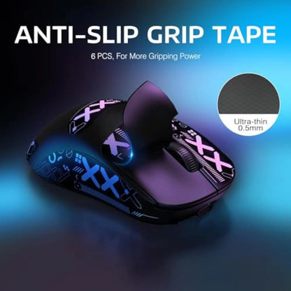 Rato Gaming Sem Fios Bluetooth Attack Shark X3Pro PixArt PAW3395 26000dpi, Rato Ótico com Ligação Tri-Mode e Macros para Gaming