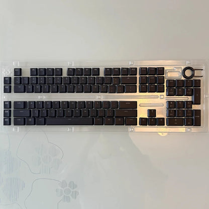 Tecla texturada antiderrapante transparente retroiluminada G915 913 TKL G815 G813, compatível com teclado mecânico Logitech