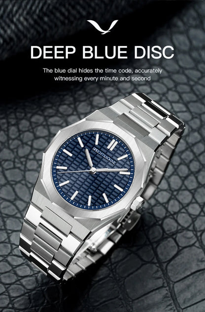 Novo relógio de pulso masculino Specht & Söhne 2026, raro e elegante, ultrafino, 38MM, em aço, cristal de safira, quartzo VH31
