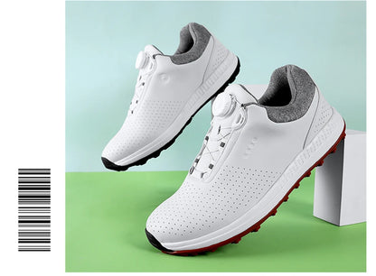 Breathable Luxury Golf Shoes Men Comfortable Outdoor Spikeless Golf Sport Training Sneakers Non-Slip Waterproof Walking Footwear