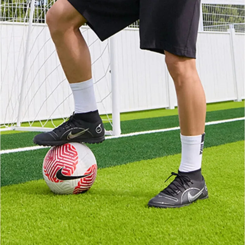 Nike men's mid-top sneakers SUPERFLY 10 ACADEMY sports Frisbee broken nail football shoes DJ2909-007