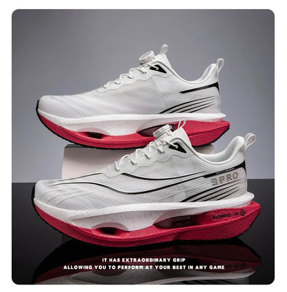 Running Shoes Carbon Board Speciality Marathon Men Sports Breathable Lightweight Women's Comfortable Athletic Nonskid Sneakers