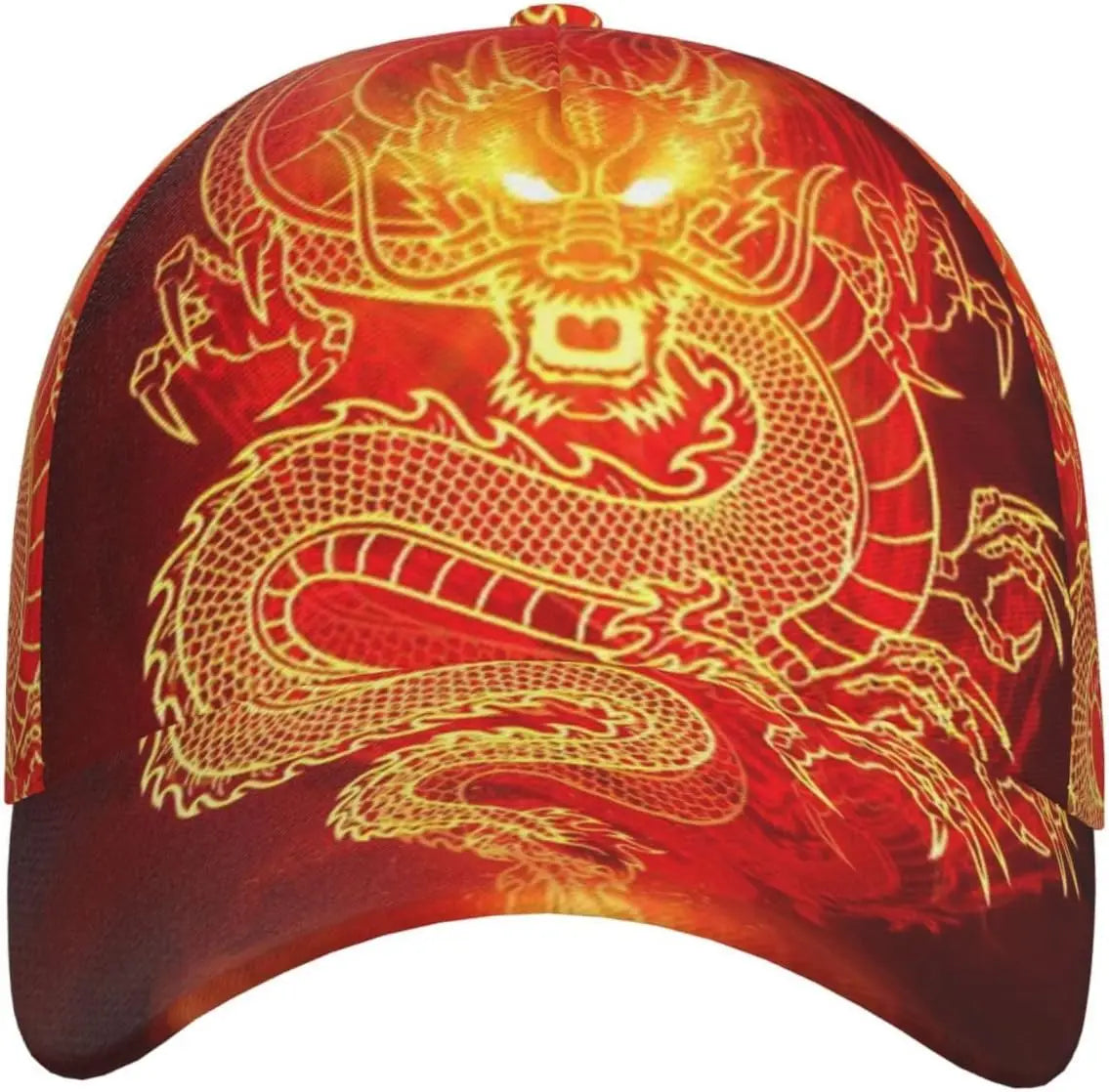 Dragon Snapback-keps, basebollkepsar för män, solhatt för män, justerbar, snygg truckerkeps för kvinnor och män