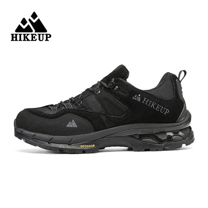 HIKEUP Non-slip Wear Resistant Outdoor Hiking Shoes Breathable Splashproof Climbing Men Sneaker Trekking Tourism Mountain Shoes