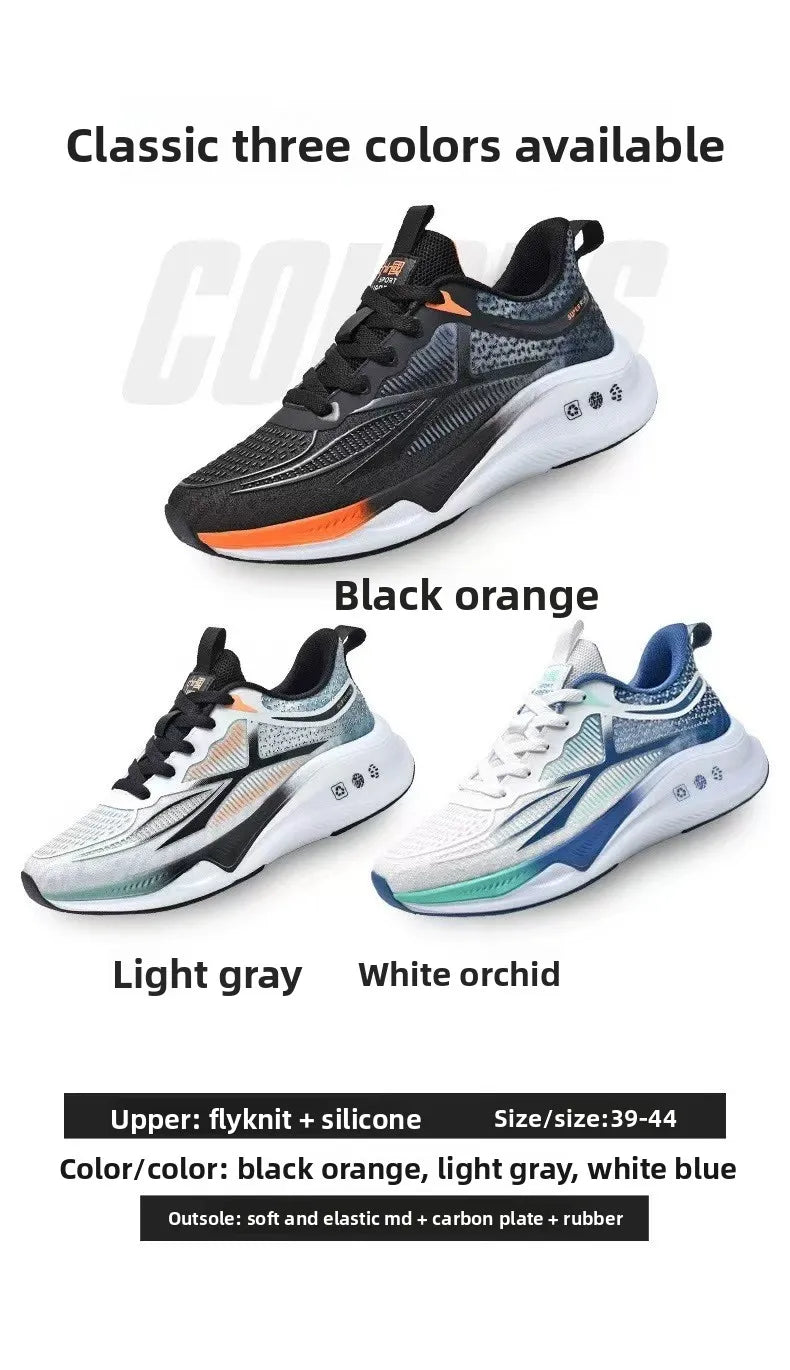 New casual sports shoes for men, trendy breathable mesh shoes, versatile and lightweight running shoes