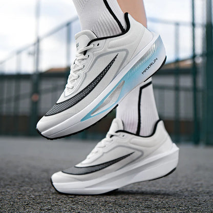 Mens Running Shoes Autumn Breathable Marathon Professional Lightweight Sneakers Flat Comfortable Casual Tennis Shoes for Men
