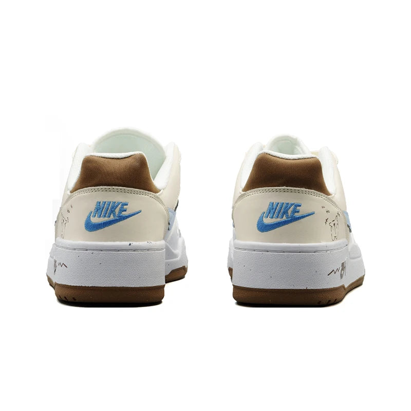 Custom Sneakers Nike Full Force Sneakers | Fresh Travel Style | Comfy Versatile Low-Top Skate Shoes for Men
