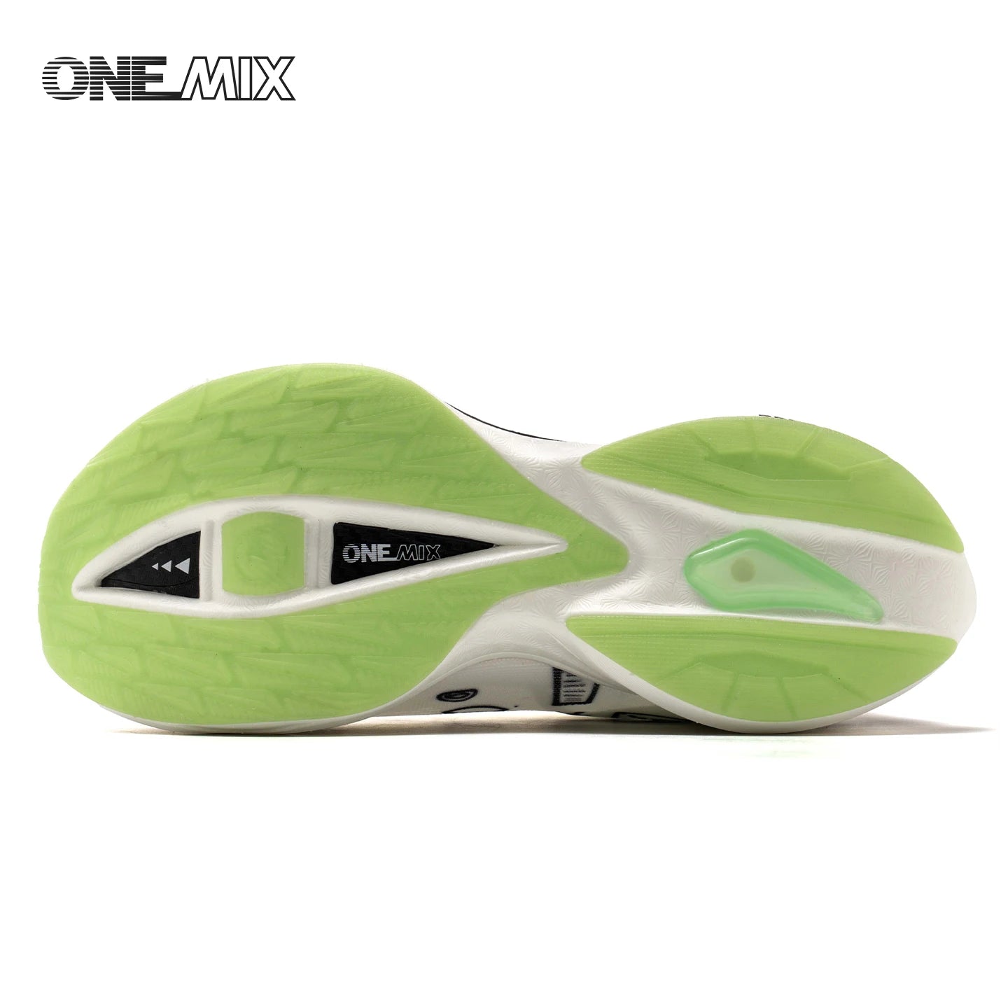 ONEMIX New Nylon Carbon Board Marathon Running Racing Shoes Shock-relief Professional Stable Support Ultra-light Rebound Sneaker