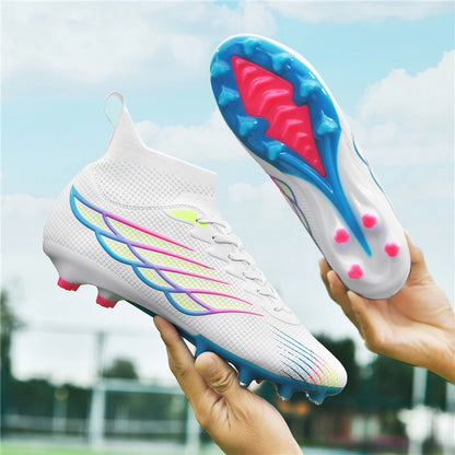 2026 Superfly FG Football Boots Outdoor Soccer Cleat Black Shoes Soft Sport Professional Shoes Breathable Comfortable Boots Plus
