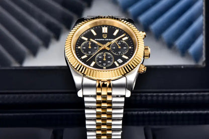 PAGANI DESIGN 2025 New VD53 luxury men quartz watch 40MM stainless steel sapphire waterproof 50m luminous C3 relojes para hombre