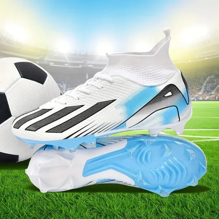 Men New TF Football Boots Sneakers Society Turf Grass Ultralight Male Soccer Shoes Comfortable Ankle Football Shoes Futsal Fast