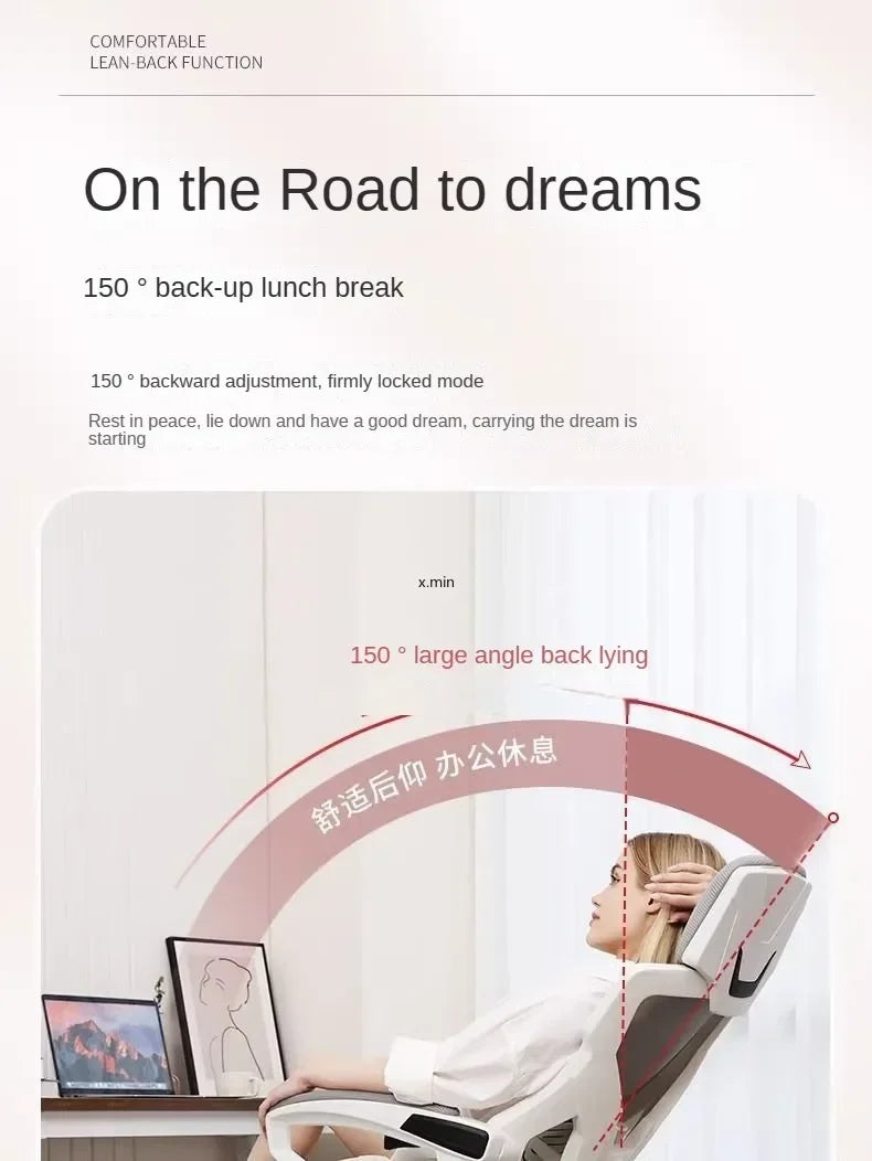 Computer Chair, Rotating Office Chair, Boss Chair, Comfortable to Lie Down, Student Bedroom, Engineering Chairs, e-sports Chairs