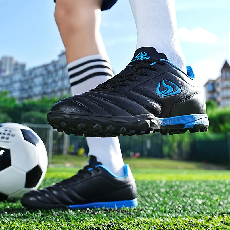 Sapatilhas de futebol de treino unissexo para adulto, tamanho grande, para jogo, interior, exterior e relvado, para jovens e estudantes, 39-45#