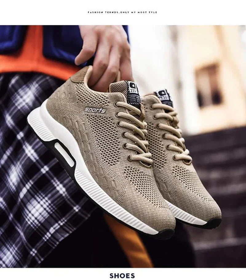 Men Increase Insole 6CM Sports Casual Height Shoes 48 Men Sneakers Elevator Shoes Hidden Heels Breathable Heightening Shoes