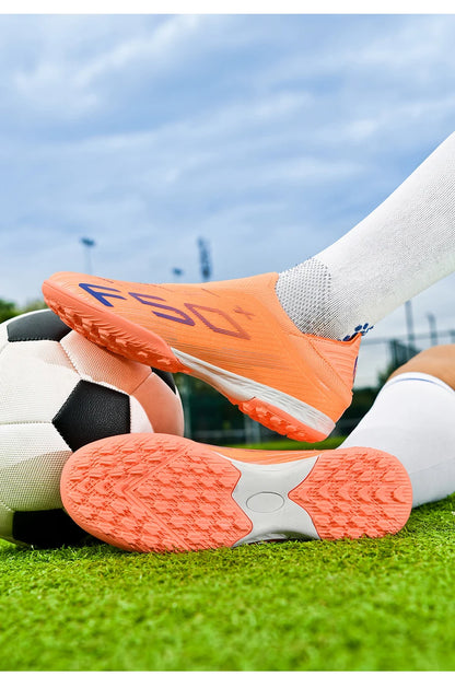 New Men's Football Boots Grass Cleats Futsal Comfortable Turf Soccer Shoes Sport Ultralight Fg Non Slip Indoor Adult Non-Slip