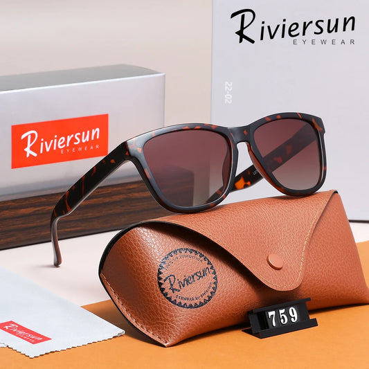 Square Frame Sunglasses Polarized UV400 Casual Men Women Driving Glasses Ultralight Unisex