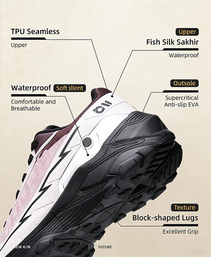 Men's Off-Road Running Shoes Spring and Summer Outdoor Power Grip Sports Shoes Breathable Trail Running Shoes for Women