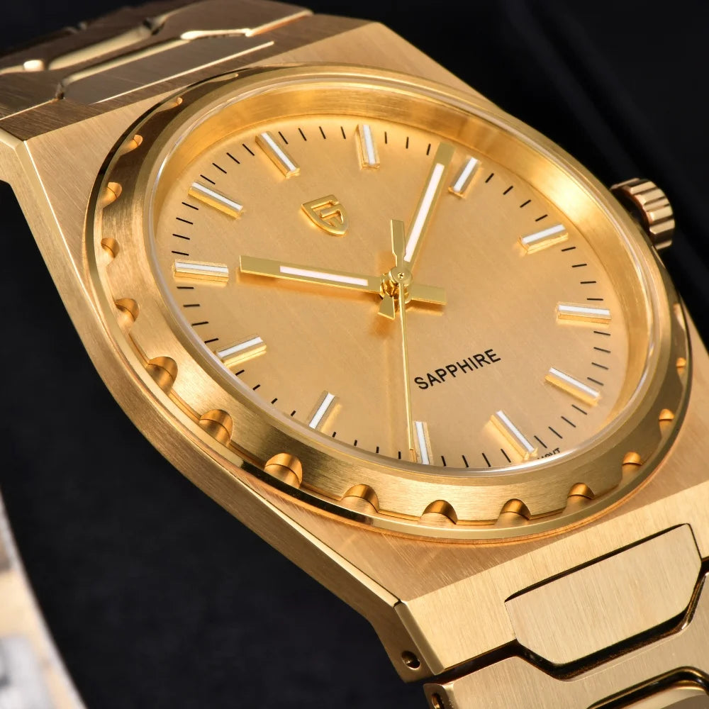PAGANI DESIGN 2026 new ultra-thin 7mm quartz men's watch stainless steel sapphire 10Bar waterproof C3 upgrade V2 reloj hombre