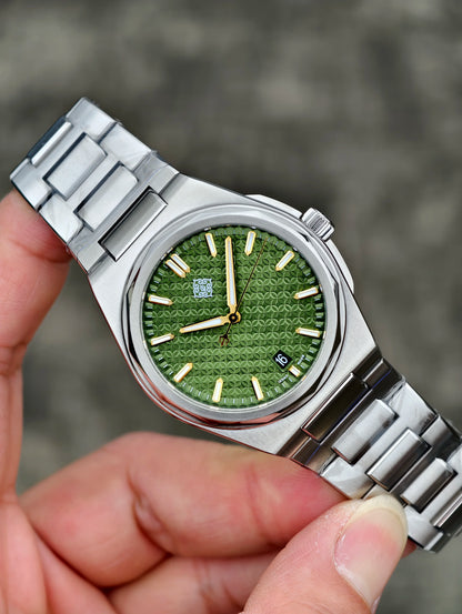 IX&DAO 2026 New Warrior 37mm Men's Automatic Mechanical Watch Miyota 9015 Top Sapphire BGW-9 Stainless Steel Waterproof 10Bar