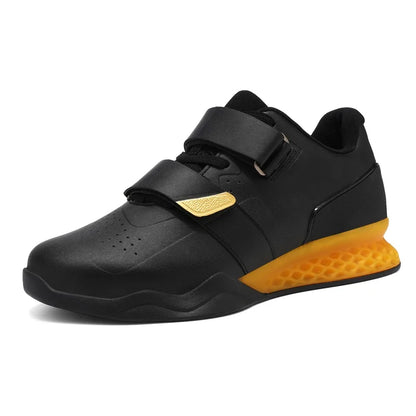 Weightlifting shoes, professional men and women powerlifting squat training shoes, hard sole gym shoes with stable heel, non-slip design