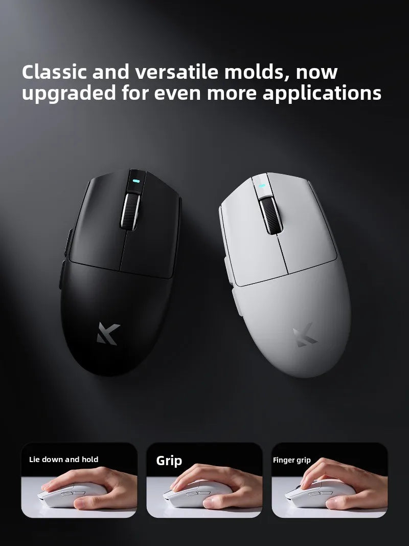 Rato Sem Fios MCHOSE G3 V2 PRO Bluetooth Tri-Mode Ergonómico e Leve para Portátil, Escritório, Gaming e Acessórios de Computador