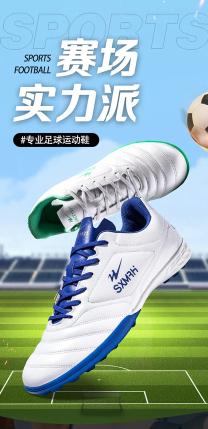 Double Star Men's Genuine TF Turf Soccer Shoes, for Primary School Students, Teenagers, Adults & Kids, Professional Training and