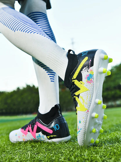 Нови мъжки футболни обувки Society Cleats, професионални футболни обувки за зала, бързи футболни бутонки за терен, оригинални тренировъчни маратонки за момчета