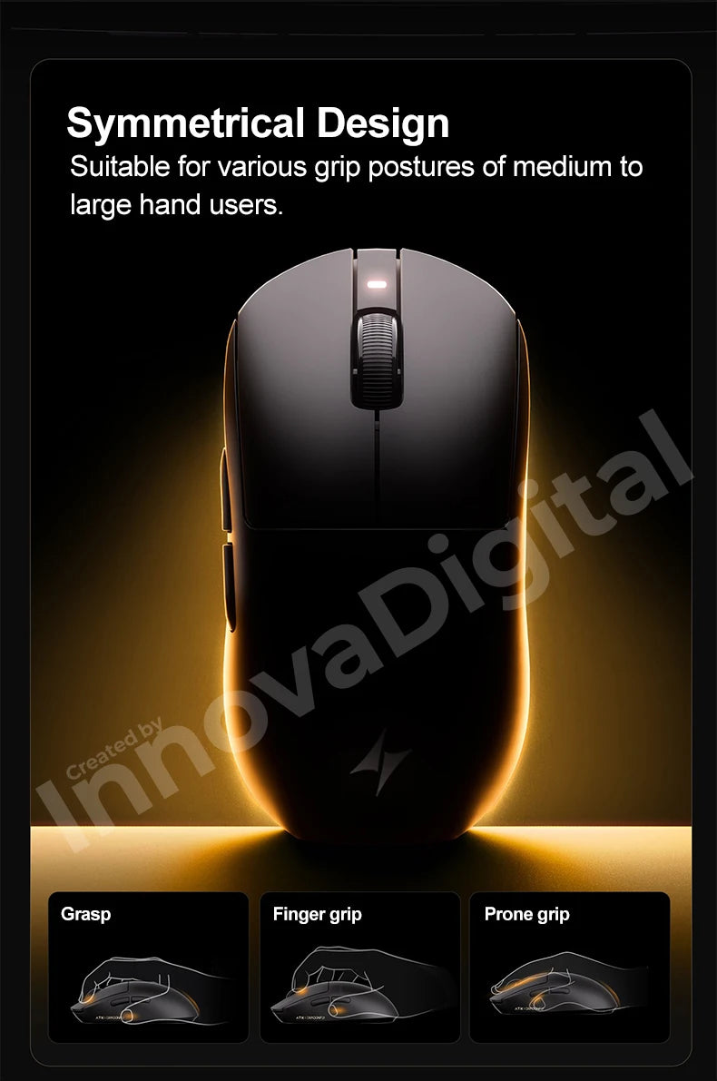 ATK Dragonfly A9 Ultimate bezdrôtová herná myš A9 Air PAW3950 ultraľahká ergonomická e-športová myš pre hráčov FPS CSGO A9 Ultra